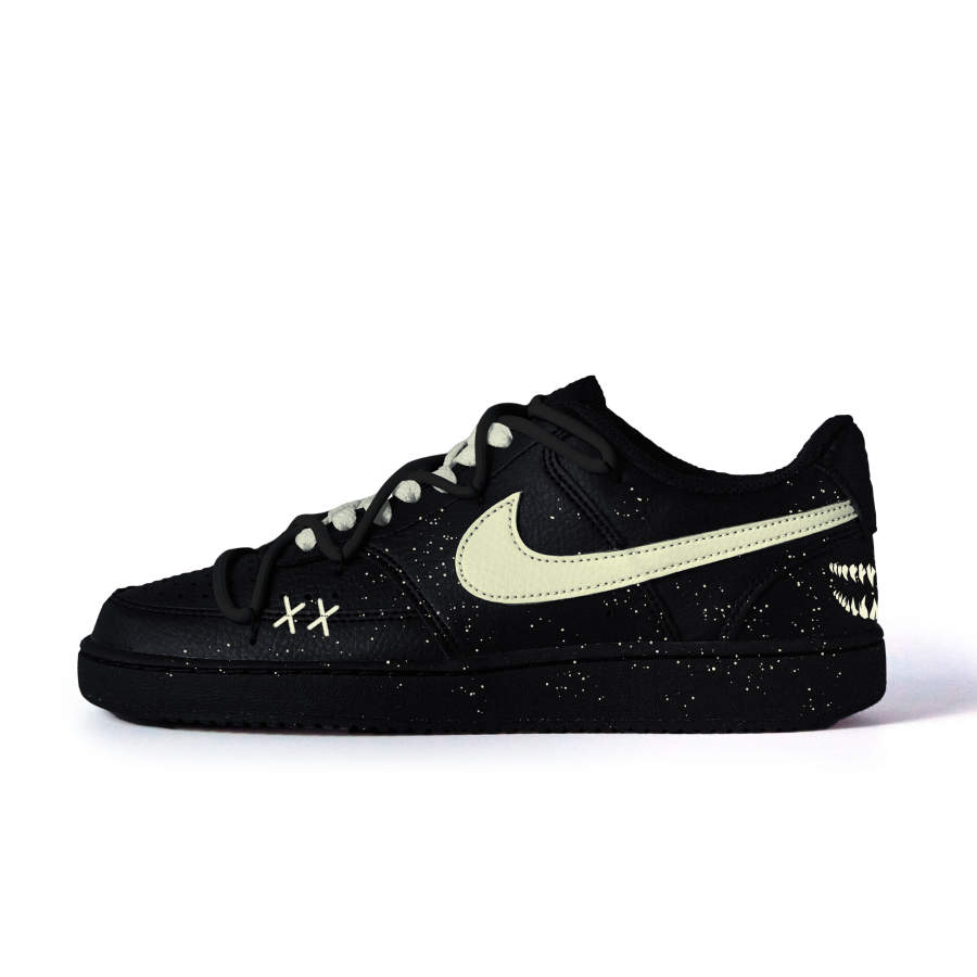 Nike Nike Court Vision Love Flower Mirror, Small Flower Slip Resistant Abrasion Resistant Low top Skateboard Shoes Unisex