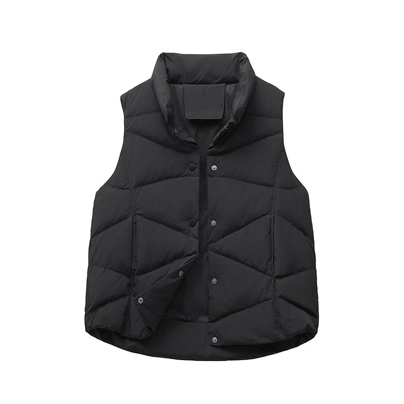 YALU Down Vests Women's Stand Collar Thin Other