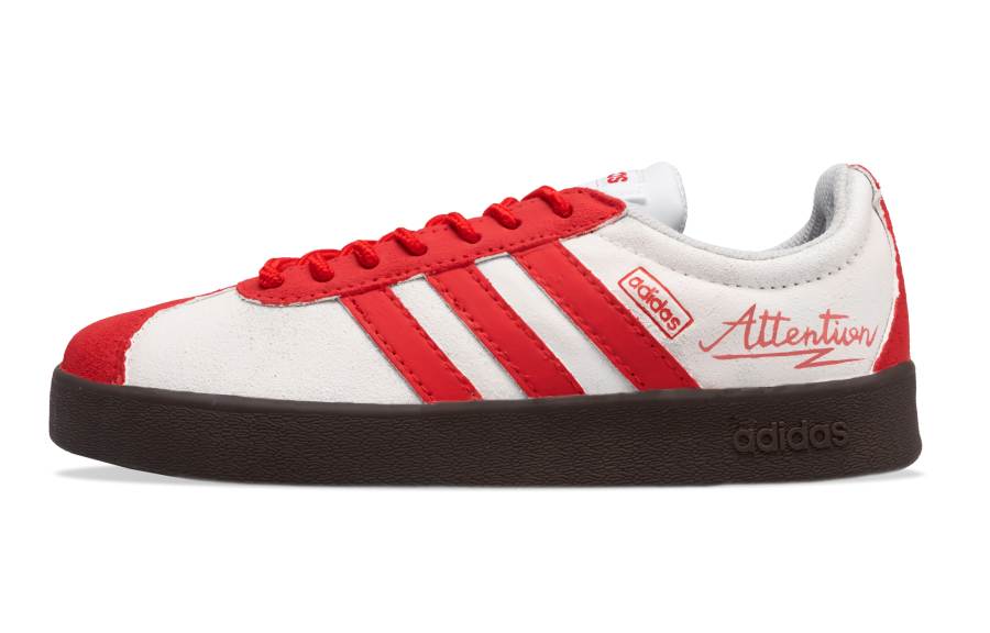 Adidas Neo VL Court Lifestyle Skateboard Shoes Women's Low Top White/Red