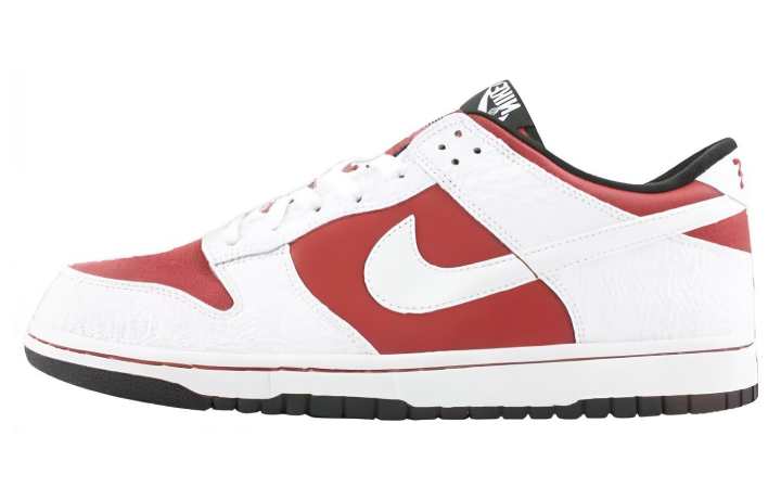 Nike Nike Dunk Comfortable Round Toe Thermal Slip Resistant Low top Skateboard Shoes Unisex White