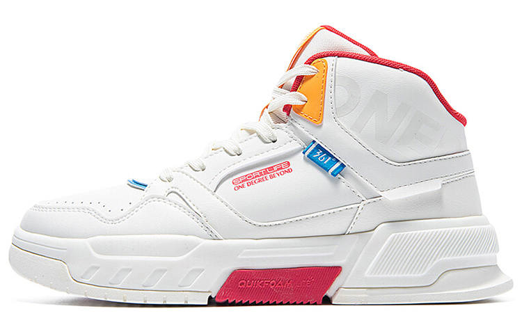 361° QU!KFOAM Skateboard Shoes Women's Mid Top White/Pink