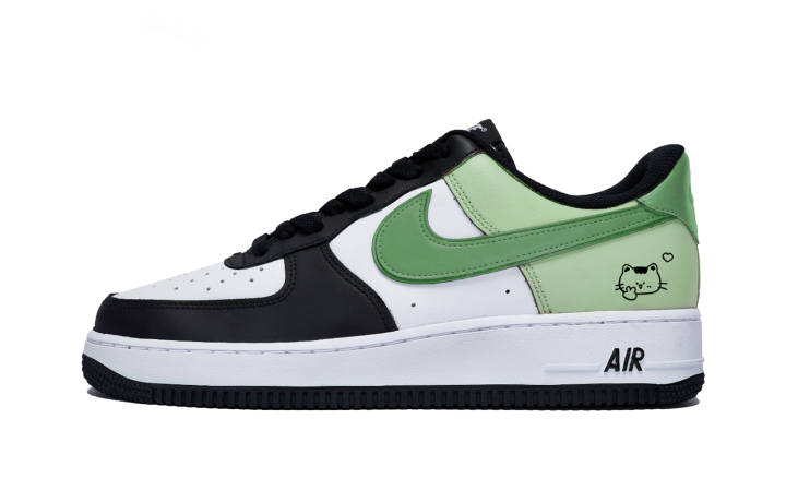 Nike Nike Air Force 1 Low top Skateboard Shoes Men's White Green