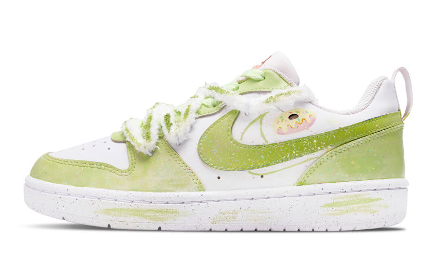 Nike Nike Court Borough 2 Matcha Sweet Donut Cushioning Low top Skateboard Shoes Women's Fresh Green