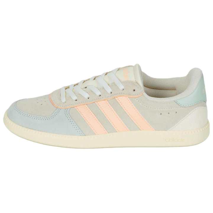 Adidas Adidas BREAKNET SLEEK Slip Resistant Abrasion Resistant Low top Skateboard Shoes Women's Beige Blue
