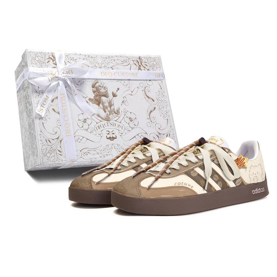 Adidas Neo VL Court 2.0 Da Vinci, Box, Coffee Slip Resistant Abrasion Resistant Slip Resistant Abrasion Resistant