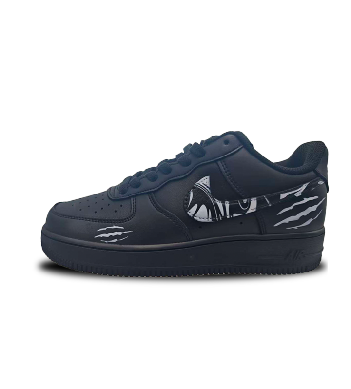 Nike Nike Air Force 1 Coverage Abrasion Resistant Low top Skateboard Shoes Unisex White