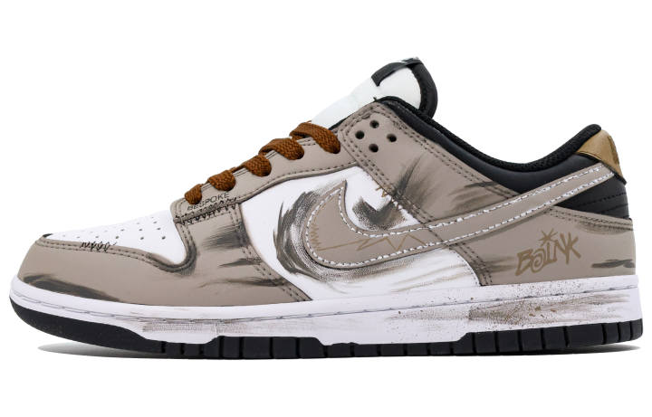Nike Nike Synthetic Leather Breathable Low top Custom Shoes Nike Dunk Unisex