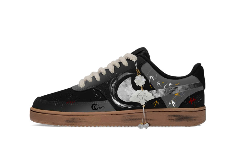 Nike Nike Court Vision 1 Weightlessness, Zhujia Zhuo Low top Skateboard Shoes Men's Black