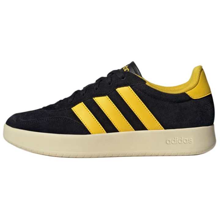 Adidas Adidas BARREDA Skateboard Shoes Men's Black Yellow