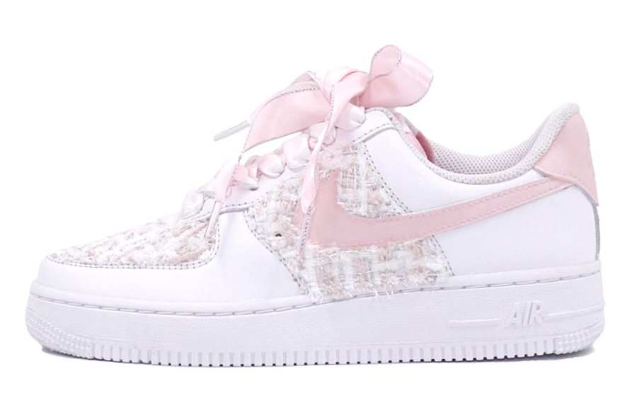 Nike Nike Air Force 1 Skateboard Shoes Women's Low Top Pink/White