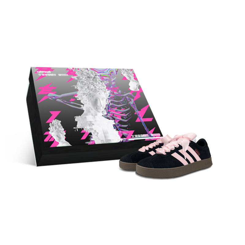 Adidas Neo VL Court 2.0 Low top Skateboard Shoes Unisex Black