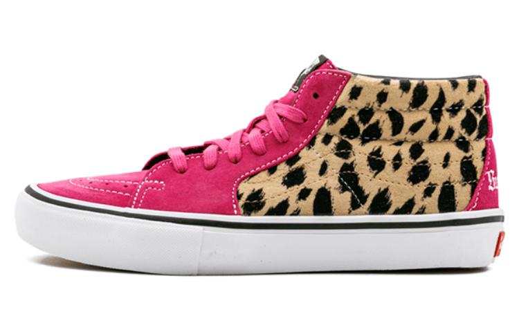 Vans Sk8 Supreme x Sk8 Vans-Mid Pro 'Cheetah Velvet'