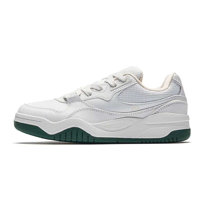 ANTA SUPERSTORE CHAOJIANTA All Over Victory Slip Resistant Abrasion Resistant Low top Skateboard Shoes Women's Sand Grain Gray