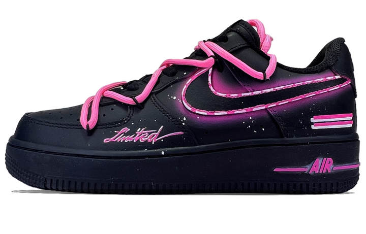 Nike Nike Air Force 1 Slip Resistant Cushioning Low top Skateboard Shoes Unisex Pink