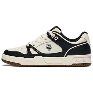 K·SWISS Synthetic Leather, Split Cow Leather Low top Skateboard Shoes Women's Tofu White