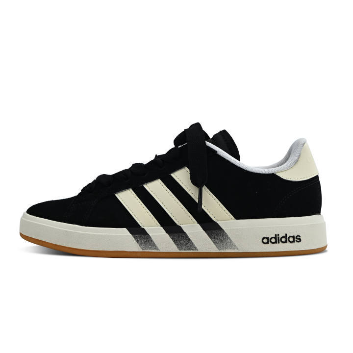 Adidas Adidas Grand Court Base 00s Low top Skateboard Shoes Unisex Black Beige
