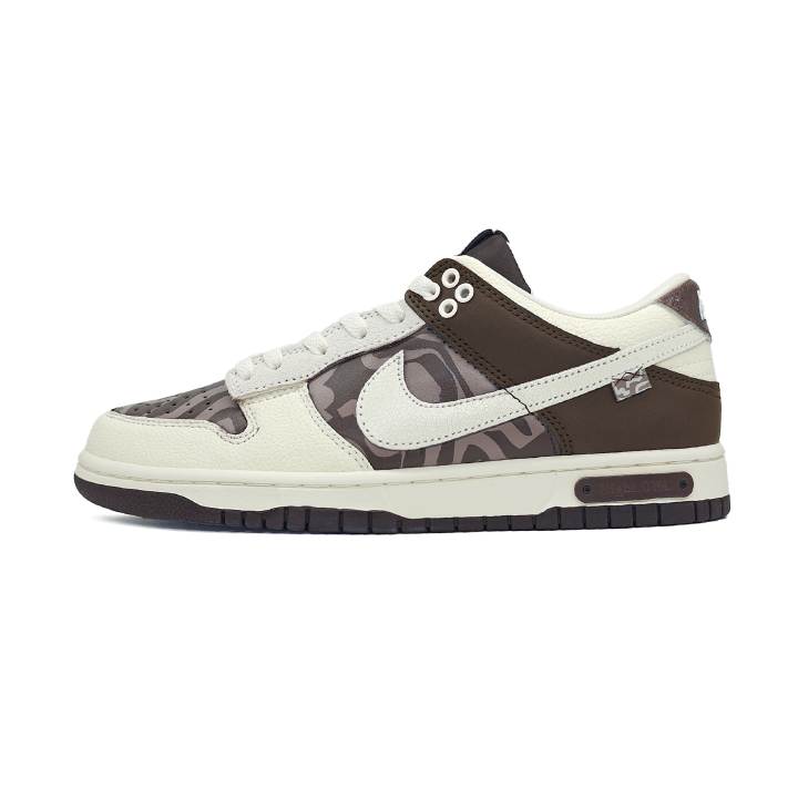 Nike Nike Dunk Low Abrasion Resistant Low top Skateboard Shoes Men's Coffee