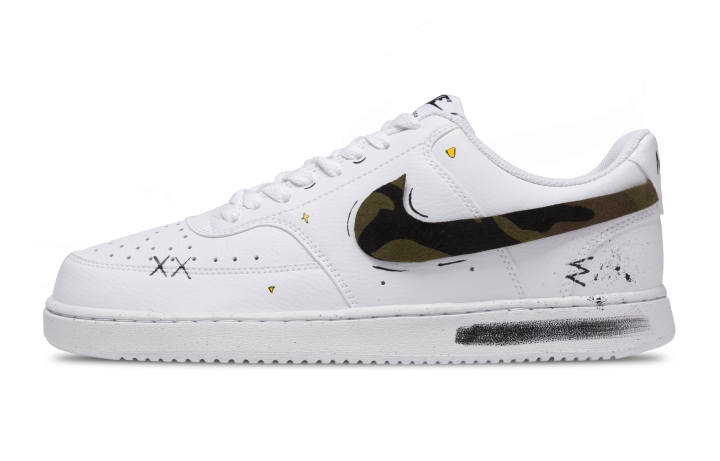 Nike Nike Court Vision 1 Abrasion Resistant Low top Skateboard Shoes Unisex