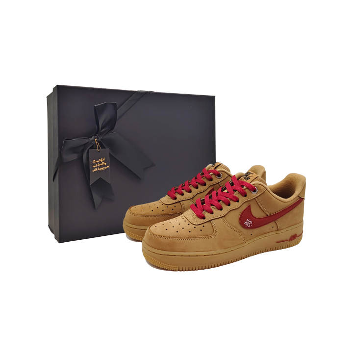 Nike Nike Air Force 1 Skateboard Shoes Unisex Low Top Red/White