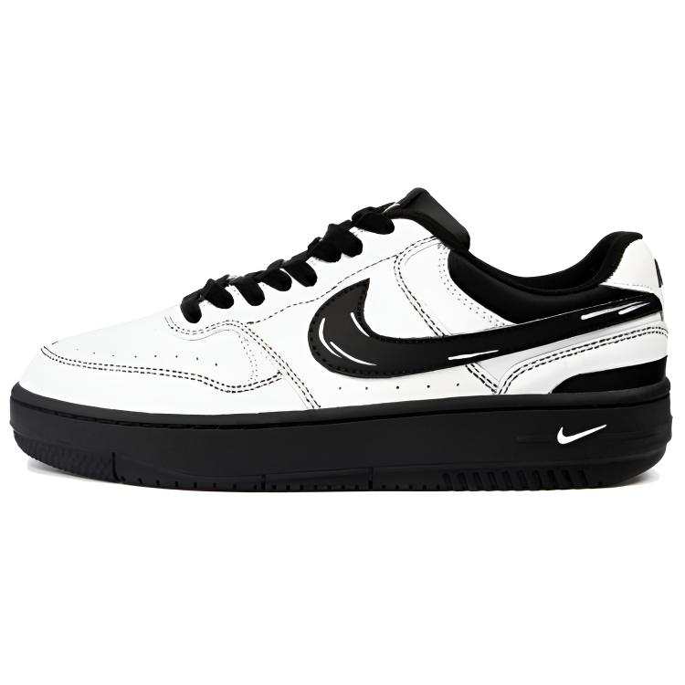 Nike Nike Gamma Force Abrasion Resistant Low top Skateboard Shoes Unisex Black White
