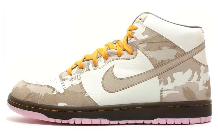Nike Nike Dunk High 1 Piece White Khaki Pink Ice