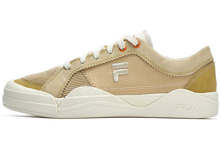 FILA FUSION ATV Textile, Synthetic Leather Low top Skateboard Shoes Women's Golden Wheat