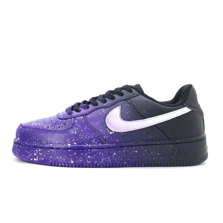 Nike Nike Air Force 1 Sparkling Galaxy Pu Abrasion Resistant Support Height Increasing