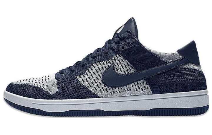 Nike Nike Dunk Low Flyknit College Navy Pure Platinum