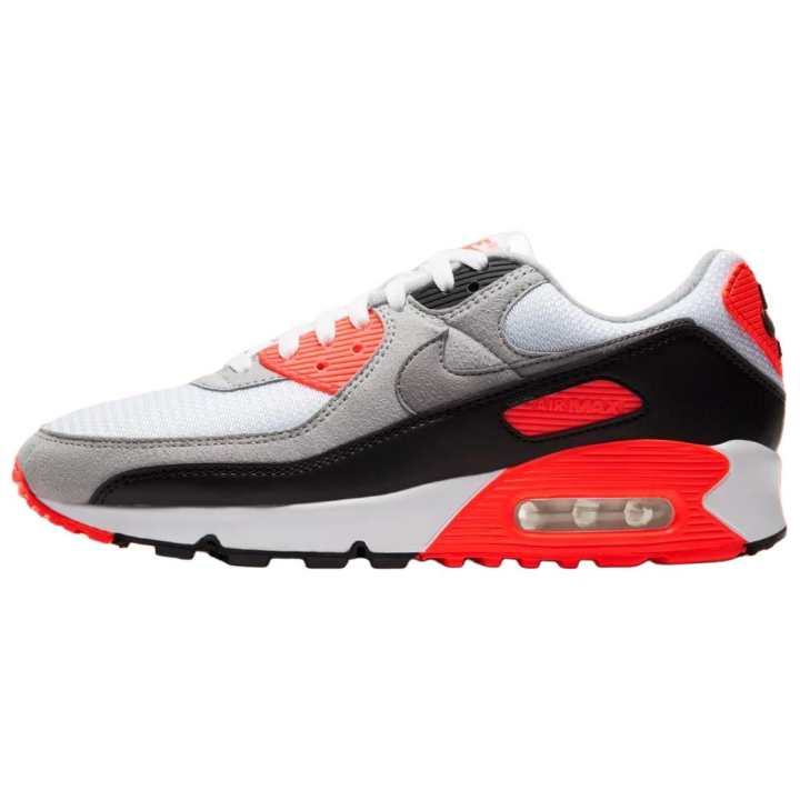 Nike Nike Air Max 90 Running Shoes Men's White Gray Black