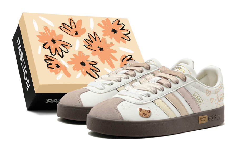 Adidas Adidas Vl Court Fall Winter Renewal Slip Resistant Abrasion Resistant Slip Resistant Abrasion Resistant Low top