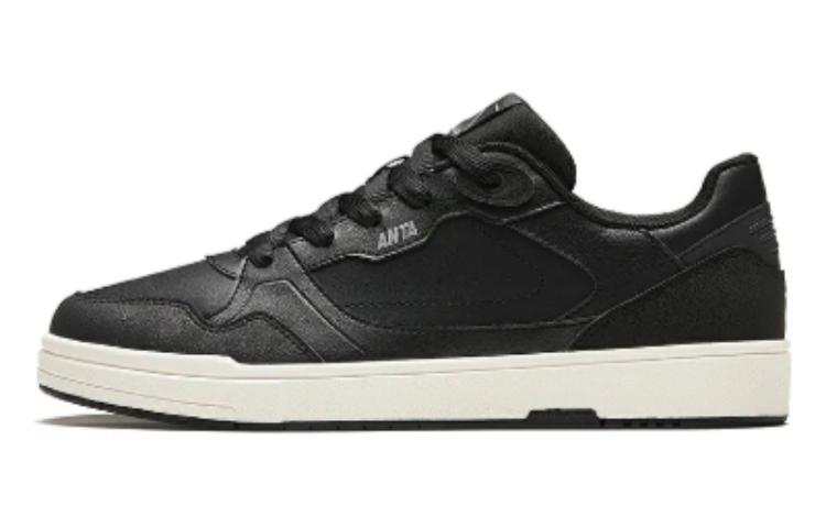 Anta Cushioning, Wear Resistant Low top Skateboard Shoes Men's Black