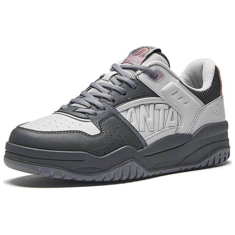 Anta Grand Slam Synthetic Leather Fashion Trend Wear resistant And Lightweight Low top Skateboard Shoes Women's