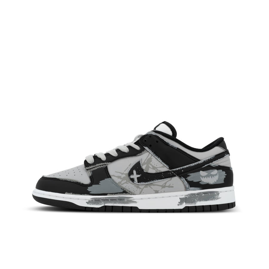 Nike Nike Dunk Gorilla Mischievous XJDD Wasteland Ghost Low top Skateboard Shoes Unisex Black Gray