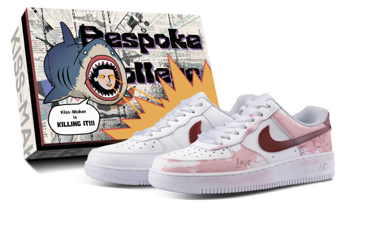 Nike Nike Air Force 1 Slip Resistant Low top Skateboard Shoes Unisex Pink