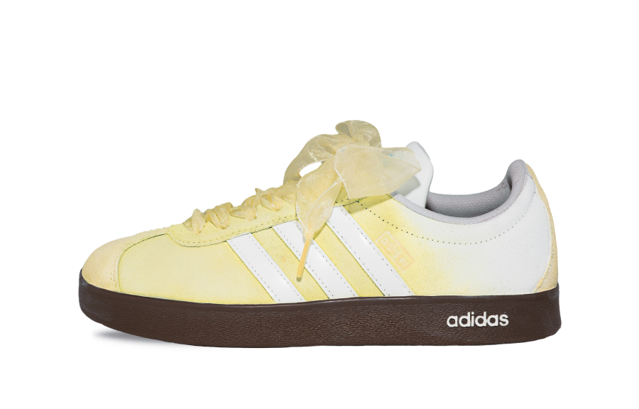 Adidas Adidas VL COURT 2.0 Low top Skateboard Shoes Unisex Light Yellow