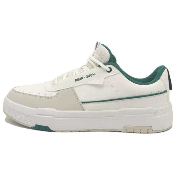 PEAK Taichi Yunji 2.0 Slip Resistant, Abrasion Resistant, Breathable Low top Skateboard Shoes Men's White