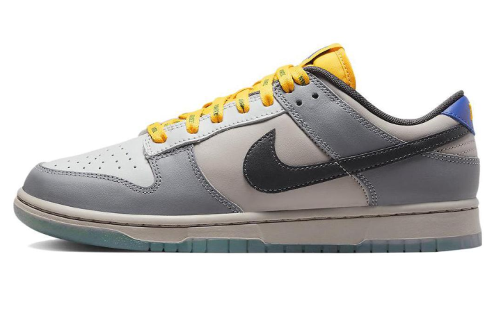 Nike Nike Dunk 'North Carolina A&T' Leather Low top Skateboard Shoes Men's Gray White