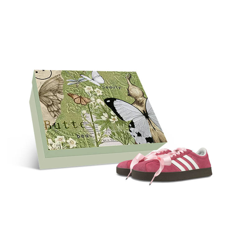 Adidas Neo VL Court 2.0 Low top Skateboard Shoes Unisex Pink White
