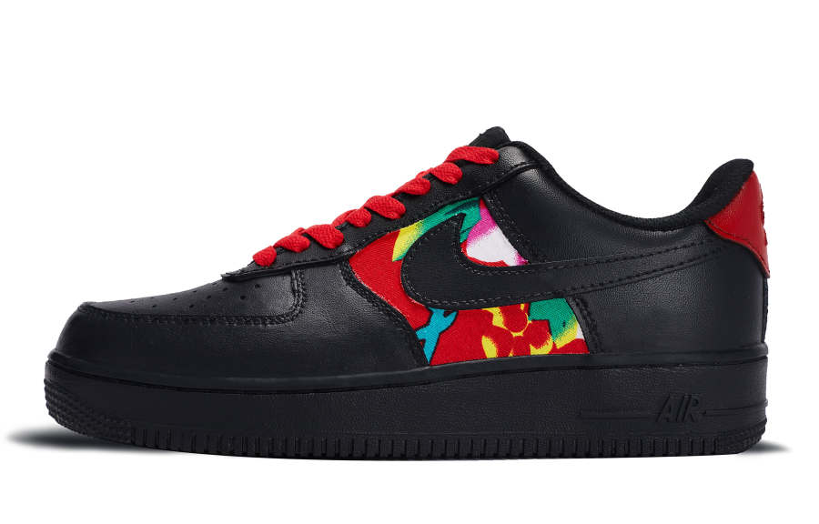Nike Nike Air Force 1 Skateboard Shoes Unisex Low Top Red, Yellow, Green