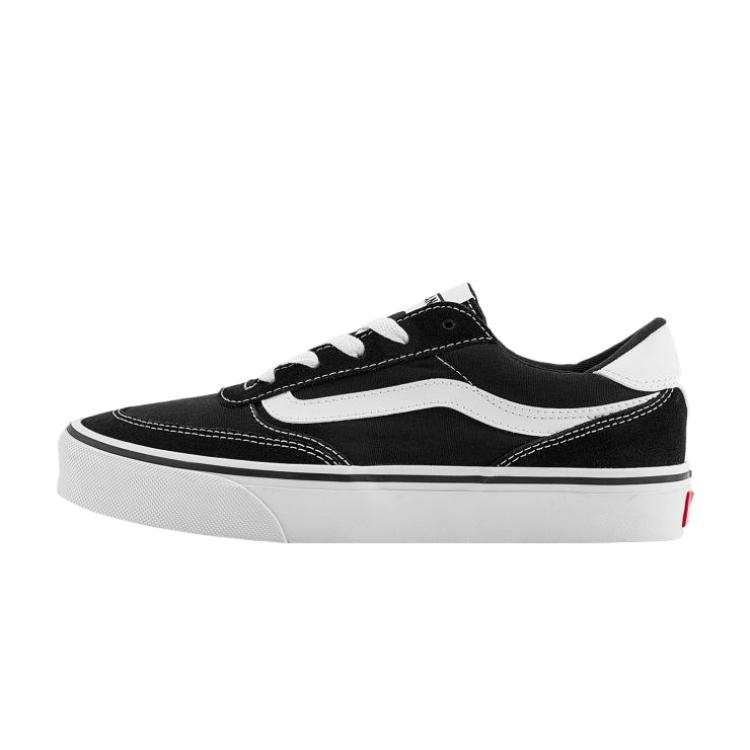 Vans Brooklyn LS Abrasion Resistant Low top Skateboard Shoes Women's Black