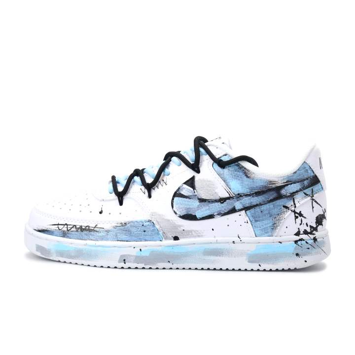 Nike Nike Court Vision Lightweight And Breathable Low top Skateboard Shoes Men's Blue