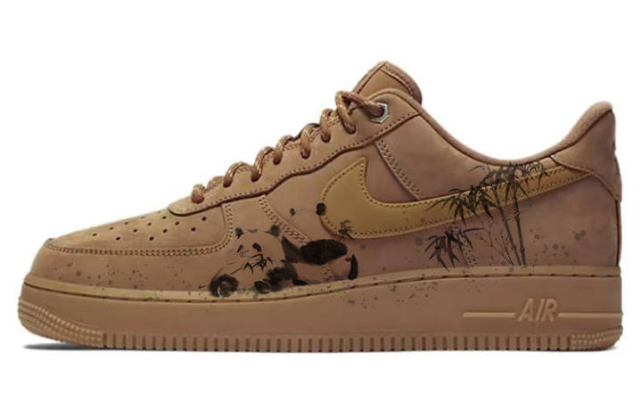 Nike Nike Air Force 1 Low top Skateboard Shoes Unisex Wheat