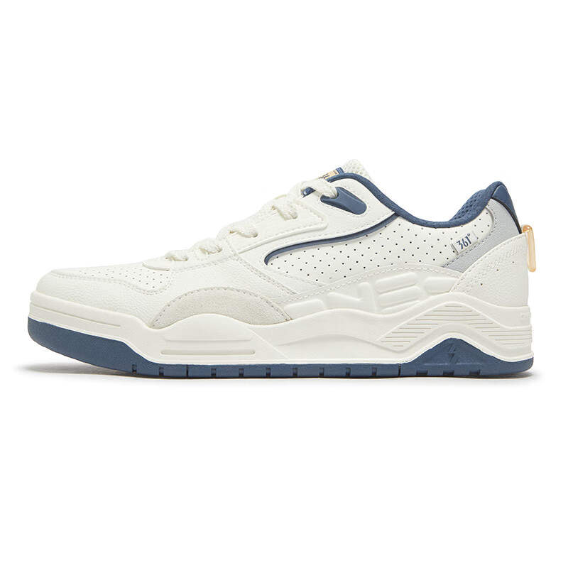 361° 361° Wander Lightweight Coverage Low top Skateboard Shoes Men's Feather White Nostalgic Blue
