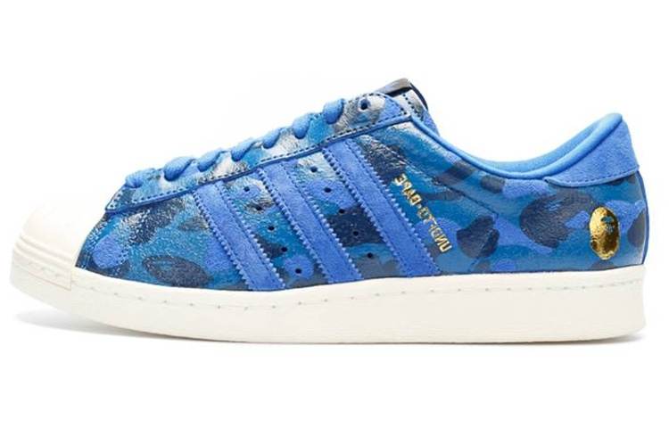 Adidas Originals Superstar A Bathing Ape x Undeafeated x Superstar Adidas Originals 80s 'Blue Camo'