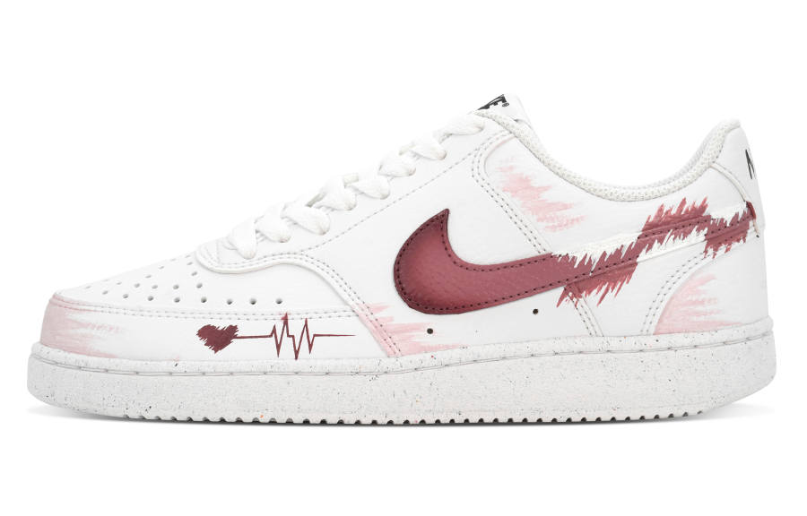 Nike Nike Court Vision 1 DEER Heart Rate Monitoring Abrasion Resistant Abrasion Resistant Low top Skateboard Shoes Women's
