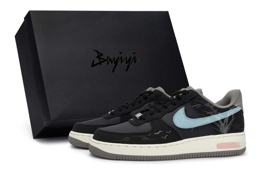 Nike Nike Air Force 1 811 Manufacturing, Ink Wash Orchid Heart, Special Shoe Box Slip Resistant Abrasion Resistant
