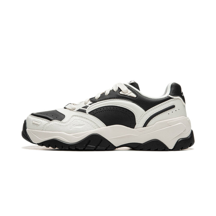 Li-Ning Li Ning Tianji 3 Slip Resistant, Abrasion Resistant, Lightweight Low top Skateboard Shoes Men's Black White