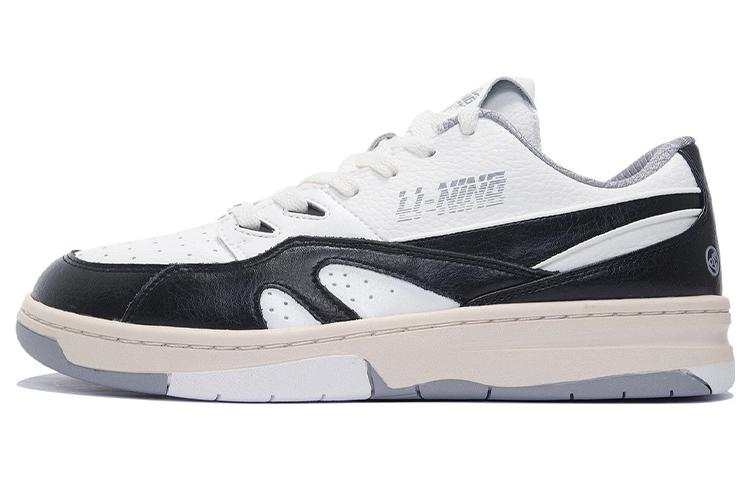Li-Ning Li Ning 937 Low top Skateboard Shoes Men's Black White