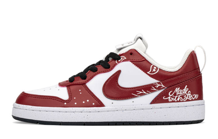 Nike Nike Court Borough Low top Skateboard Shoes GS Wedding Red