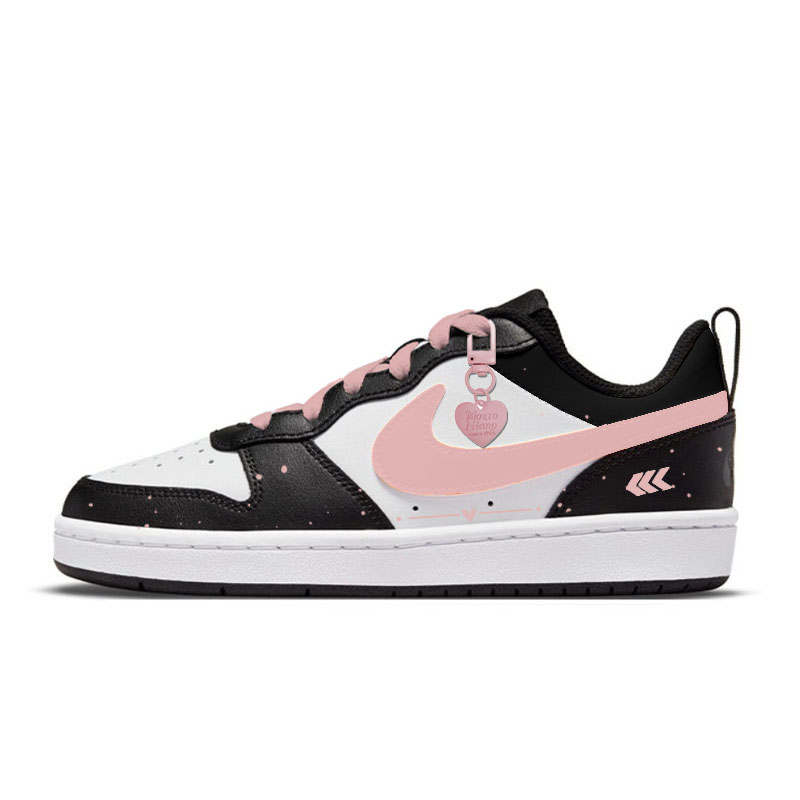 Nike Nike Court Borough Sweet Confession Low top Skateboard Shoes Women's Black Pink